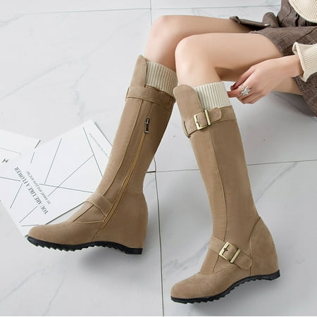 

Flat Frosted Fabric Boots Fashionable And Charming Women s Boots