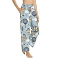 thumbnail image 2 of Bingfone Pajamas For Women,Balloon Vintage Pajama Pants With Pockets-Medium, 2 of 9