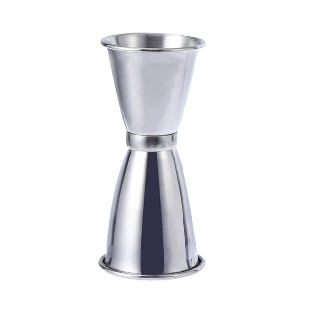 Jigger de acero inoxidable para cócteles, vaso medidor, herramienta de barra, vaso de onzas, 45 ml (grande)