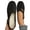 07#Black, variant on Women Soft Leather Square Buckle Mary Jane Flats Breathable Slip On Casual Daily Walking Shoes