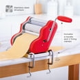 thumbnail image 6 of Pastalinda Classic 200 Pasta Maker Machine With Hand Crank And Two Clamps, 6 of 8