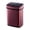 Black+Rose Gold, variant on DZT-12-5 Bedroom or Bathroom Automatic Touchless Infrared Motion Sensor Trash Can, 3 Gal 12L, Stainless Steel Base (Rectangular, Black Lid)
