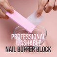 thumbnail image 4 of 4 Uds bloque pulidor de uñas manicura bloque pulidor Natural pulidor de uñas duradero para bloque de uñas pedicura, 4 of 7