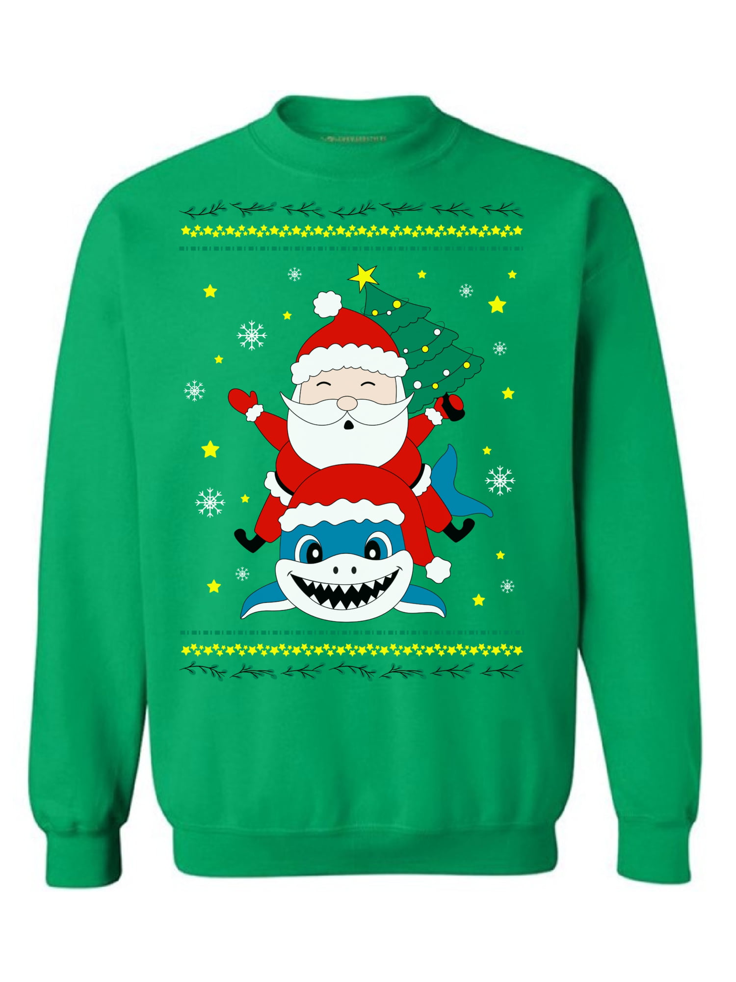 Men's Plush Christmas Snowman Camo Raglan Sweatshirt Ugly Sweater Holidays Santa