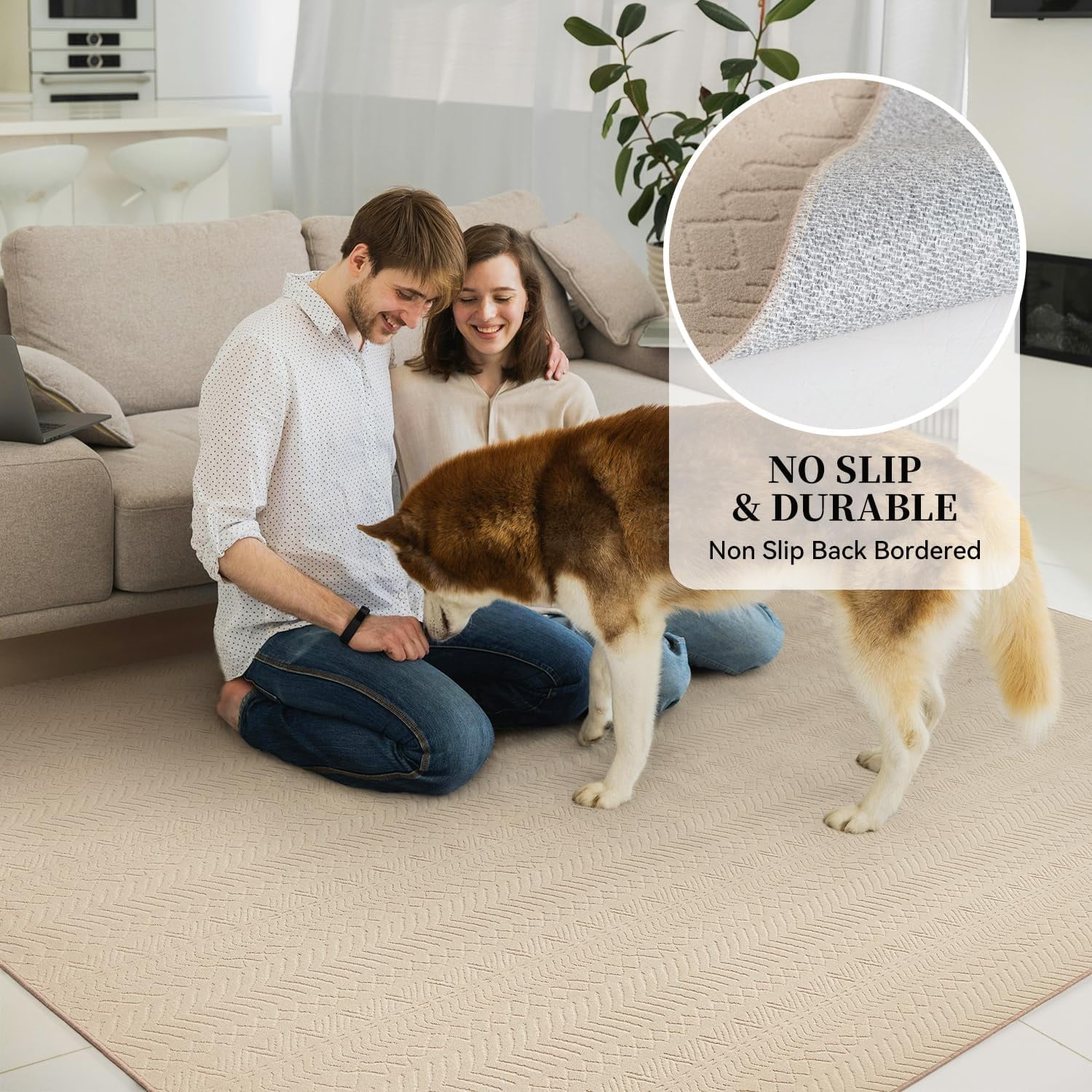 Tapis Cuisine, ​Tapis De Cuisine Devant ​Evier Lavable Antidérapant En Caoutchouc Et Lavable, Jute
