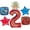 2nd, variant on Star Wars Party Supplies The Last Jedi 5th Birthday Balloon Bouquet Decorations