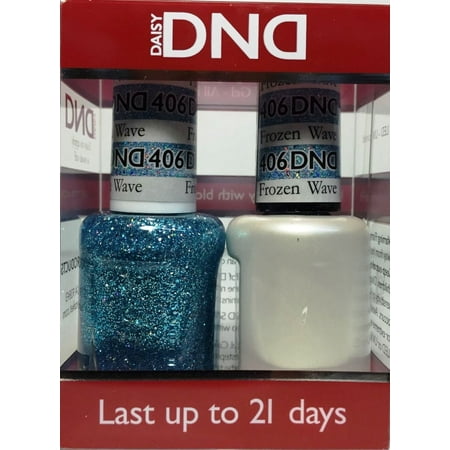 DND Duo Soak off Gel & Matching nail polish - #406 FROZEN WAVE
