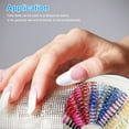 thumbnail image 3 of Seitruly 24 Uds. De uñas postizas en forma de T, prensa extralarga en envoltura completa, puntas de uñas postizas, suministros para uñas para mujeres y Type3 NO3 Seitruly CE012055-04, 3 of 6