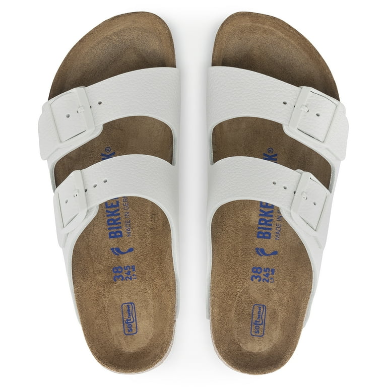 BIRKENSTOCK✴︎size41 Unisex Birkenstock Arizona Soft Footbed Narrow Fit White (1024952