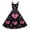 Black, variant on Valentine's Day Dresses for Women Round Neck Sleeveless Cooktail Summer Vaction Dresses Purple Pink 2XL