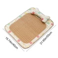 thumbnail image 3 of Dmlowu Dog Bed for Small Medium Dogs, Soft Washable Cooling Mat for Dogs Cats, Non-Slip Heat Reducing Breathable Cat Bed for Indoor Outdoor Use, 3 of 7