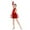 Red, variant on Girls Performance Latin Dance Jumpsuit Training Fringe Skirt Competition Girls Short Sleeve Rompers Size 3-4 Years