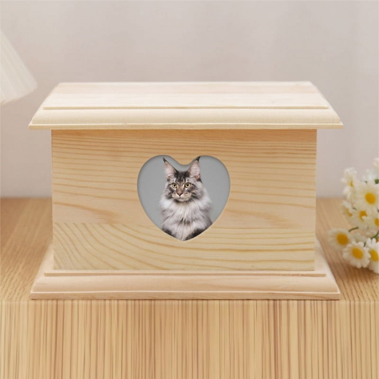Memorial Dog Urns Ashes Box Pet Cremation Urn Box Funeral Casket Pet Supply