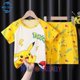 thumbnail image 1 of Conjunto de ropa de Pikachu Pokemon para niños y niñas, camiseta de manga corta, pantalones cortos, chándal deportivo, conjuntos de pijamas, 2023 qym unisex, 1 of 2
