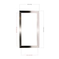 thumbnail image 5 of CreativePF 11x22-inch Stainless Steel Finish Picture Frame (12, Stainless Steel), 5 of 7