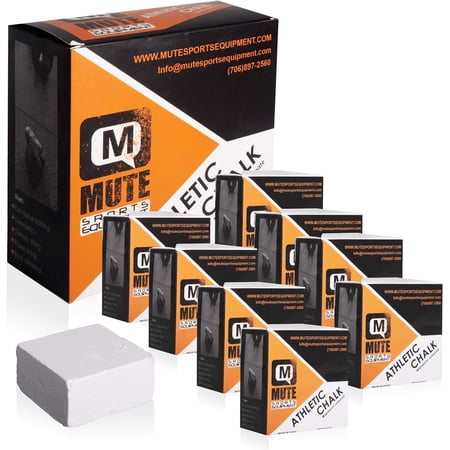 Premium Athletic Gym Chalk Blocks 2 oz. 8 Pack Box | 1 Pound | Magnesium Carbonate | Weightlifting, Gymnastics, Rock Climbing, Olympic Lifting
