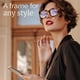 thumbnail image 2 of Gafas Blue Light Miyya Oversized para mujer UV400, 2 of 8