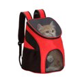 thumbnail image 1 of Backpack Pet Breathable Backpack Shockproof Foldable Cat Travel Carrier with Carry Handle for Pets Cats, 1 of 5