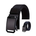 thumbnail image 4 of 2pcs Set of Boys Outdoor Tactical Sports Belts Automatic Lengthening Faux Leather Belt Ideal Choice for Larger Trouser Straps Suitable for Men And Women., 4 of 4