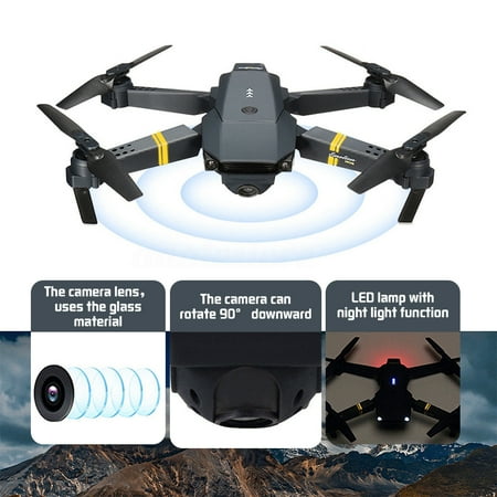 Amerteer Professional Aerial Drone HD 4K 90° Adjustable Camera Folding Drone Wireless Wifi 360 Degree Roll FPV Selfie RC Drone Quadcopters RTF with Real Time Video price history on PriceWatchPro