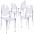 thumbnail image 1 of 4 Pk. Ghost Side Chair in Transparent Crystal, 1 of 9