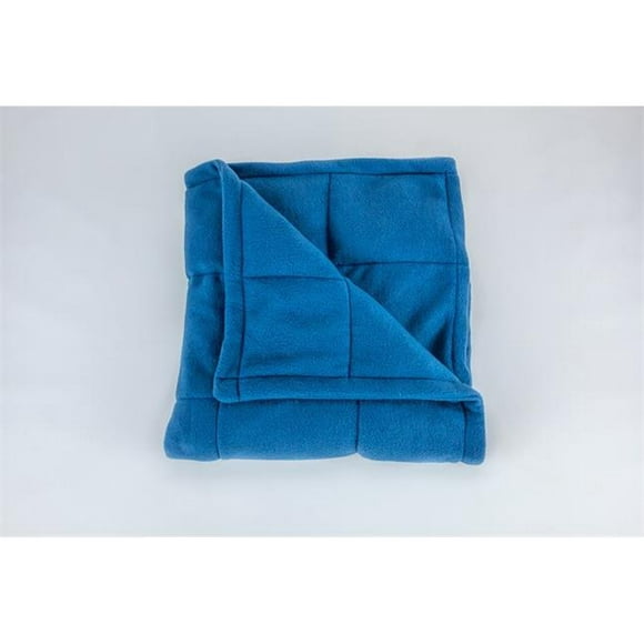 Covered in Comfort 103B Couverture Lestée, Bleu - Petit