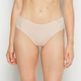 thumbnail image 1 of Culotte String Échancrée avec Logo en Rose Camée, 1 of 5