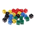 thumbnail image 2 of kusrkot 25Pcs 5 Color Six-Side Digital Dices for RPG TRPG Role Play Casino Board Game, 2 of 9