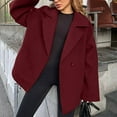 thumbnail image 4 of Enjoytime Winter Coats for Women Solid Color Long Sleeve Mid Length Jacket Business Casual Trendy Outerwear Fall Fashion Clothing, 4 of 4
