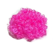 Pink Curly Doll Clown Hair for Doll Making, Wig Miniature Making Supplies, Gift for Doll Maker, 2 Oz