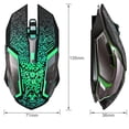 thumbnail image 5 of Mouse Gamer Inalambrico VEGCOO C9 Recargable 2400 DPI 7 Botones Luces LED, 5 of 5