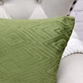 thumbnail image 5 of Home Soft Things Ikat Velvet 2 Piece Throw Pillow Cover Set - Avocado - 26" x 26", 5 of 5