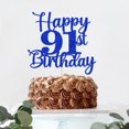 thumbnail image 4 of Cake topper Kaoenla Feliz 91.º cumpleaños con brillo, 4 of 8