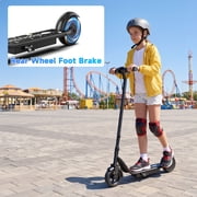 VOLTVOGUE VV-4 Foldable Electric Scooter, 250W Motor E Scooter with 6.5 inch Solid Tires, 9 MPH Max Speed, 10 Miles Long Range, 111Wh Battery Portable Kick Scooter for Adults and Kids