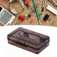 thumbnail image 2 of Pencil Box, Fashionable Clear Simple Snap Lid Pencil Case Portable  For Classroom, 2 of 8