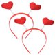 thumbnail image 3 of 2 diademas de corazón con purpurina para fiestas, diademas decorativas con forma de corazón, accesorios para el cabello, 3 of 8