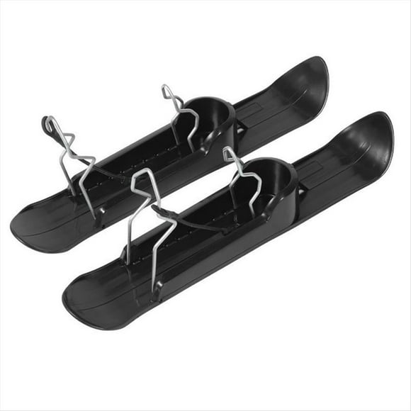 Planche de Ski Palettes Luge Planche de Ski Plage Planche à Roulettes Convient aux Poussettes Vélos d'Équilibre Fauteuil Roulant pour Personnes Handicapées Poussettes pour Animaux,1 Paire * Ensemble de Luge de Neige Planche,Noir