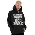 thumbnail image 3 of Rather Be Dog Park Pet Puppy Owner Hoodie Sweatshirt Women Men Brisco Brands X, 3 of 6