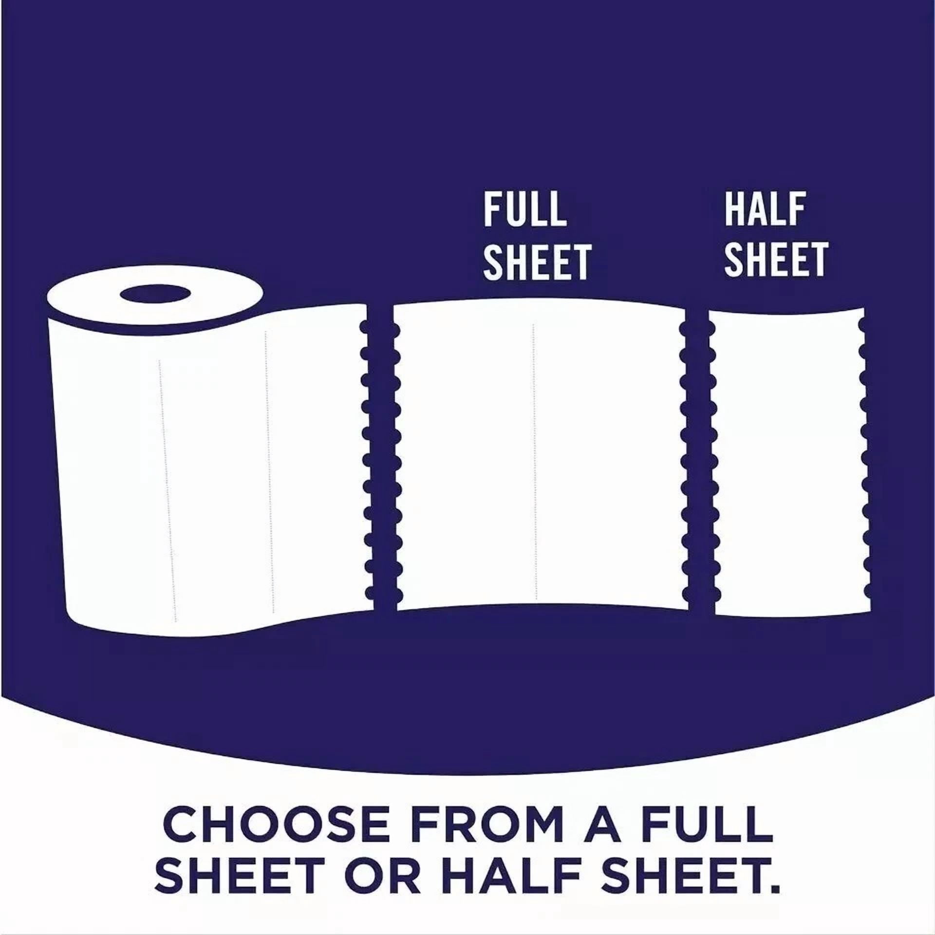 CIRCLE- Kitchen Household Clean-Up Paper Towels Bulk 6 Double Rolls = 12 Regular Rolls