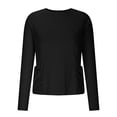 thumbnail image 3 of Short Sleeve Tops for Women Long Sleeve Loose Active Fitness Casual Top Cute Summer Tops, 3 of 7