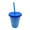 thumbnail image 3 of Tazas de agua Taza de bebida fría de plástico que cambia de color con tapas de paja Tazas de café reutilizables 5 piezas AweSitey HA003548-00, 3 of 7