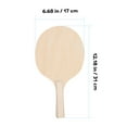 thumbnail image 3 of HLONK 4 Pcs Kids Tennis Racquet Badminton Racket Wood Beach Rackets Ball, 3 of 6