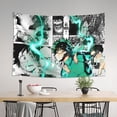 thumbnail image 6 of My Hero Academia Tapestry, Anime Wall Poster Art, Wall Tapestry For Bedroom Living Room Dorm Room, Wall Hanging For Festival Party Events Background Photography Backdrop, 60x40 Inch, 6 of 9