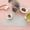 Gray, variant on Happy & Polly Cloud Shaped Cat & Dog Silicone Food Mat Set, Pink