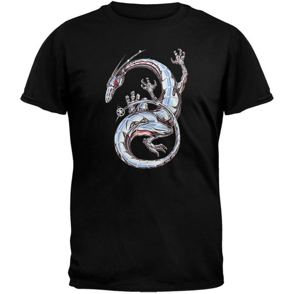 Chrome Dragon Black T-Shirt