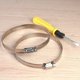 thumbnail image 4 of 4 Pack Large Size Metal Hose Clips 91-114 Mm Adjustable Ducting Clamps, 4 of 4