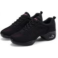 thumbnail image 2 of Women's Jazz Shoes Lace-up Sneakers Modern Dance Shoes Platform Walking Dance Shoes, 2 of 13