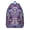 Abstract Paisley, variant on Chick and Fried Egg Breakfast Pattern School Backpack, Foodie Cooking Design Large Capacity Travel Bag for Students and Women