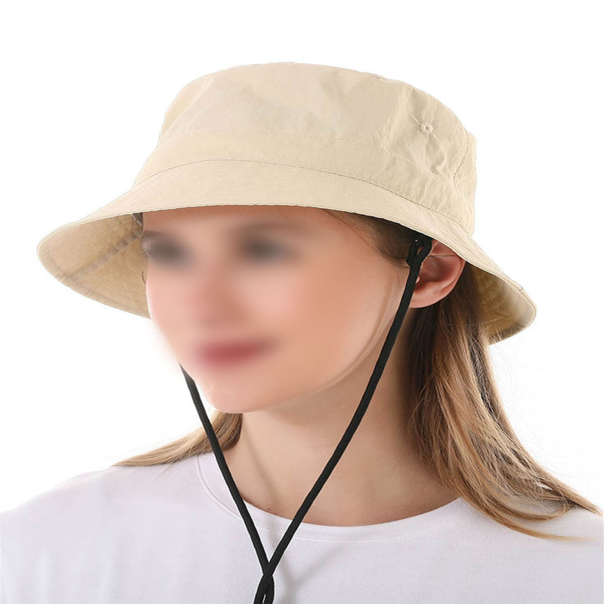 Binwwede Bucket Sun Hat Fishing Hat Summer Travel Beach Sun Hat UPF 50 UV Protection Packable Summer Fisherman Cap MHXX - image 5 of 6