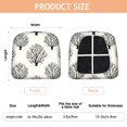 thumbnail image 3 of Coastal Coral Seat Covers for Dining Room Chairs Set Of 4,Stretch Printed Washable Chair Seat Cover with Elastic Ties and Button,Removable Waterproof Couch Cushion Covers, 3 of 6